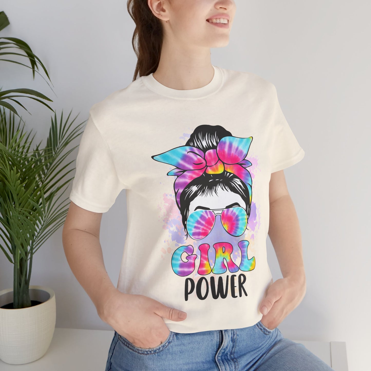 Empowering Girl Power Tee, Unisex T-Shirt for Girls, Feminist Apparel, Gift for Her, Cute Summer Top, Casual Statement Shirt