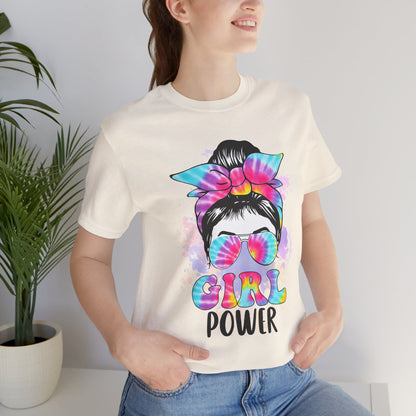 Empowering Girl Power Tee, Unisex T-Shirt for Girls, Feminist Apparel, Gift for Her, Cute Summer Top, Casual Statement Shirt