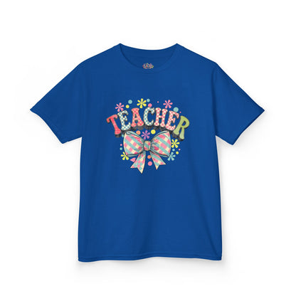 Cute Teacher Kids T-Shirt, Back to School Gift, Classroom Shirt, Kids Apparel, Teacher Appreciation Shirt, Fun Kids Tee Royal