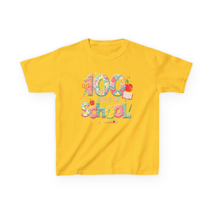 Kids School Celebration Tee - 100 Days of School, Class Shirt, Back to School Outfit, Fun Teacher Gift, Kids Education Apparel Daisy