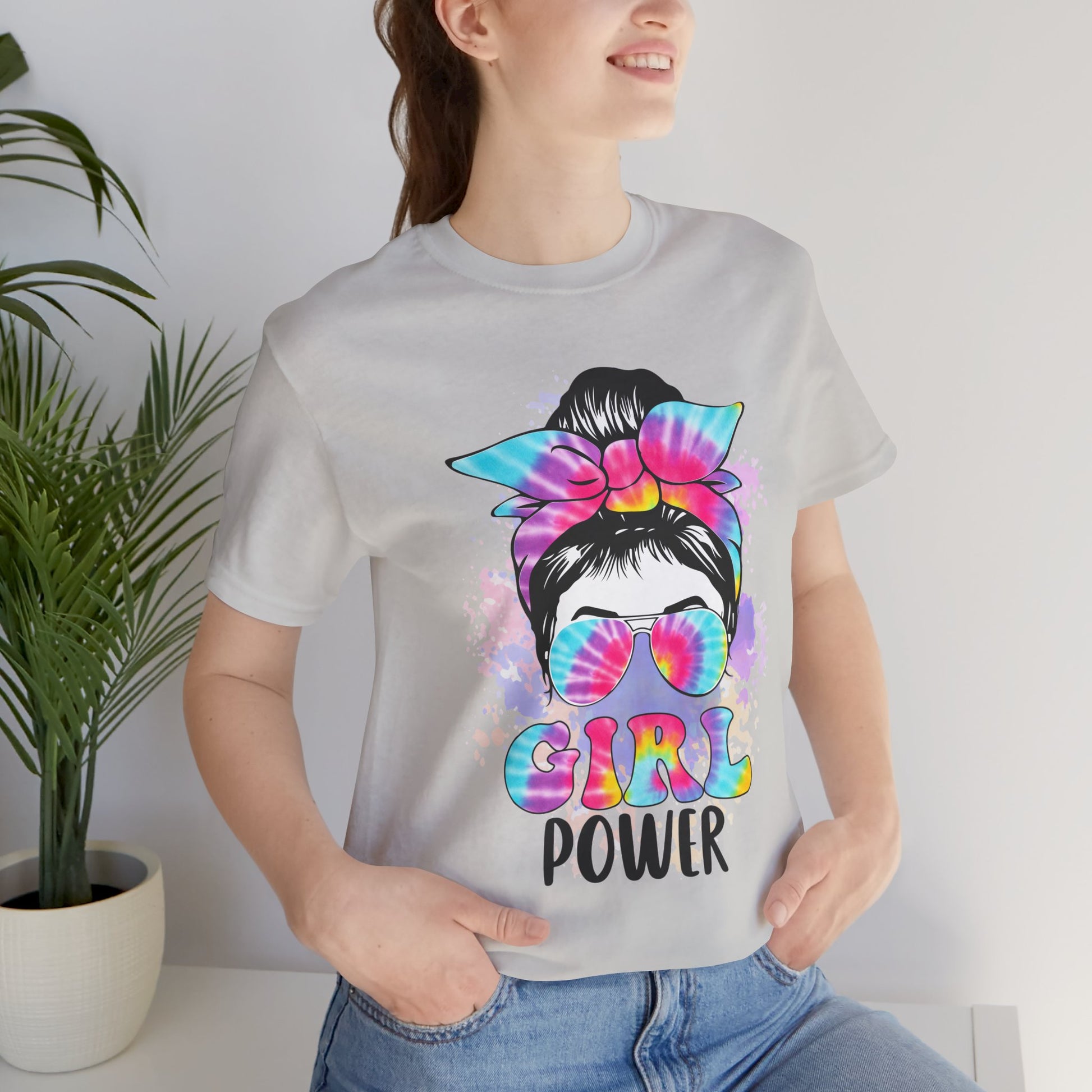 Empowering Girl Power Tee, Unisex T-Shirt for Girls, Feminist Apparel, Gift for Her, Cute Summer Top, Casual Statement Shirt