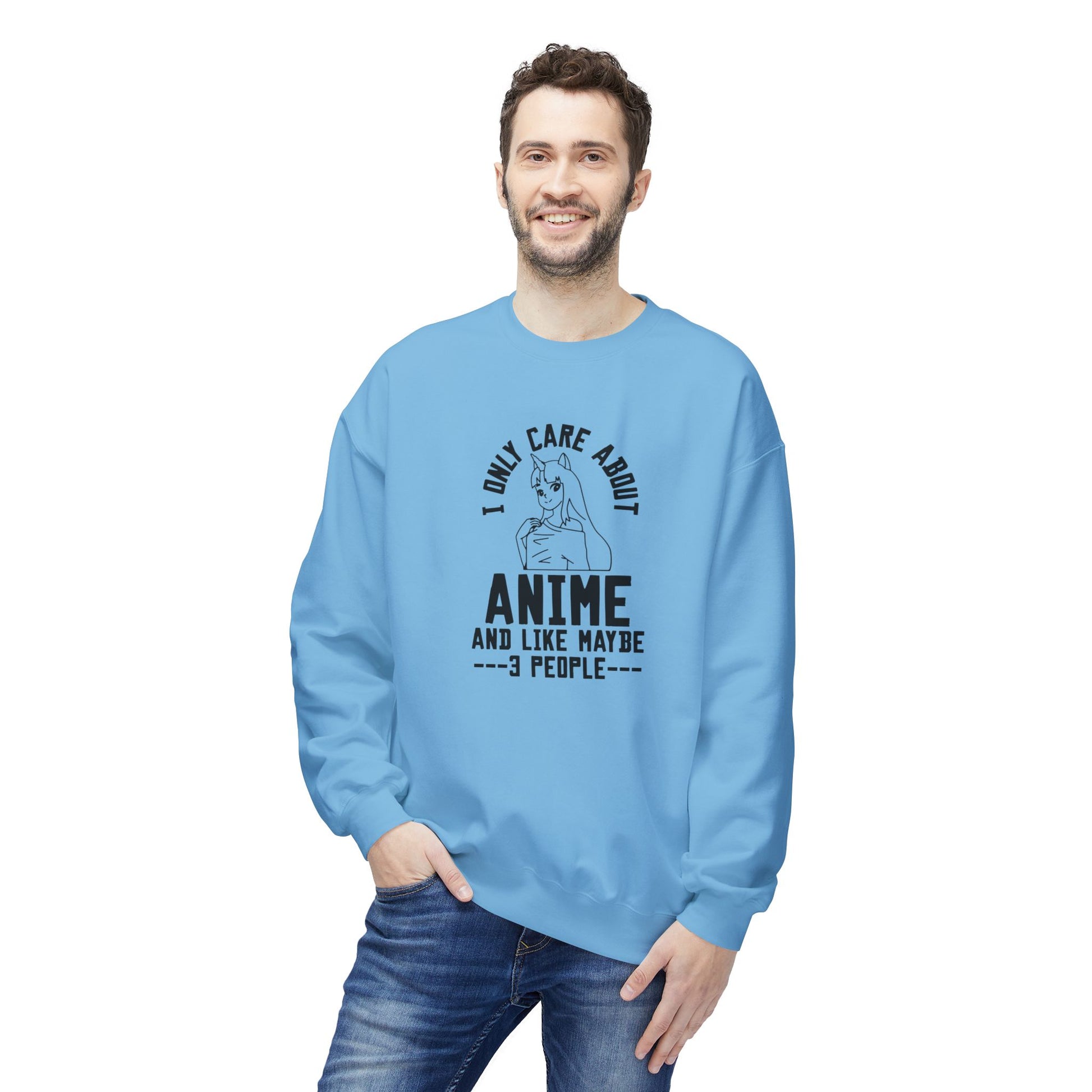 Anime Lover Crewneck Sweatshirt - Perfect for Gift, Casual Wear, Cosplay, Anime Events, Pop Culture Enthusiasts