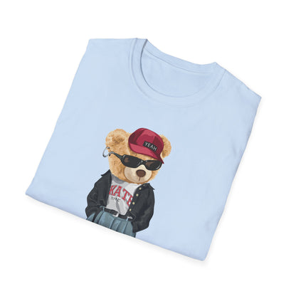 Hip Hop Bear T-Shirt | Cool Graphic Tee, Streetwear, Casual Wear, Gift for Teens, Hip Hop Style