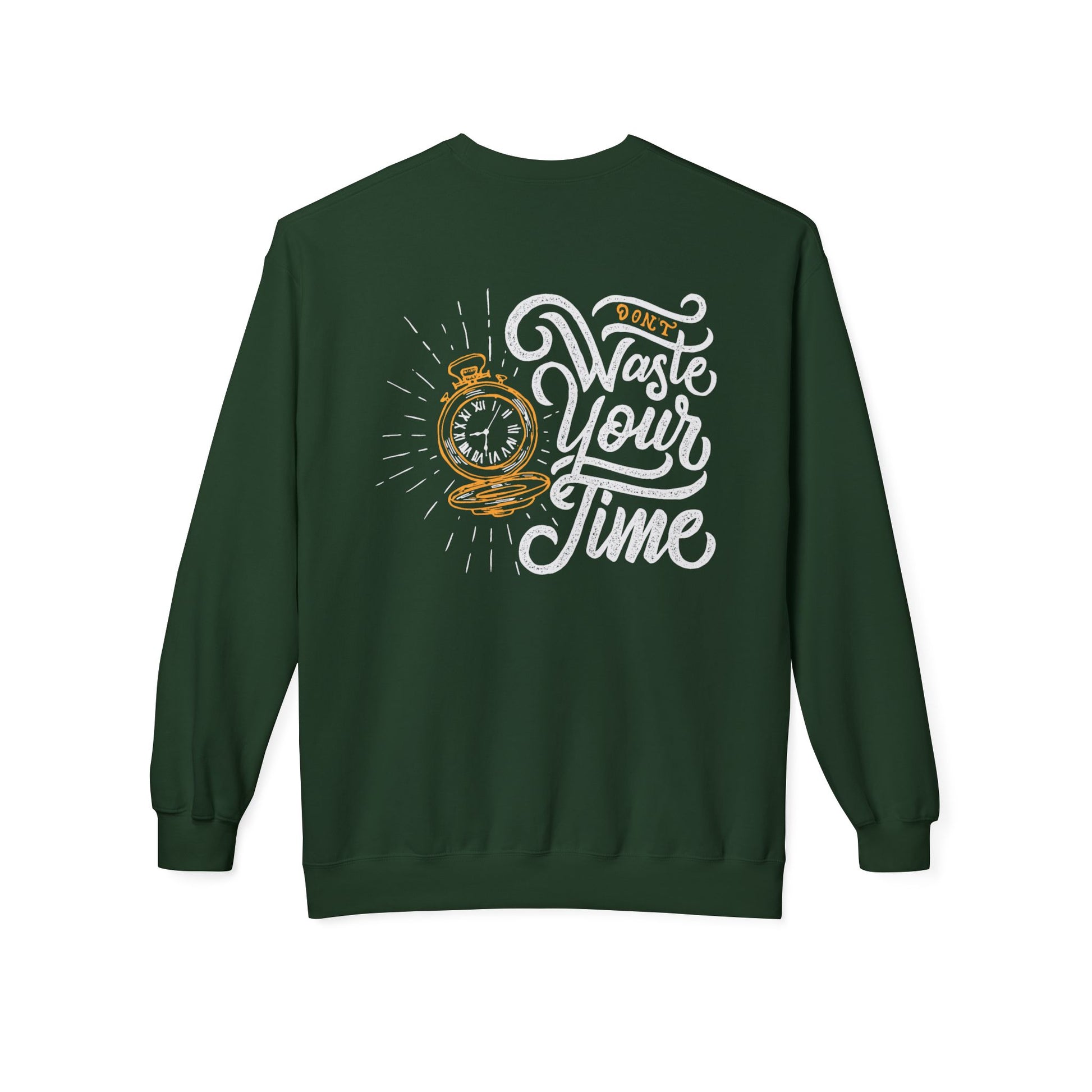 Time Reminder Crewneck Sweatshirt | Cozy Gift for Friends, Casual Wear, Motivation, Birthdays, Fun Philosophy Fashion