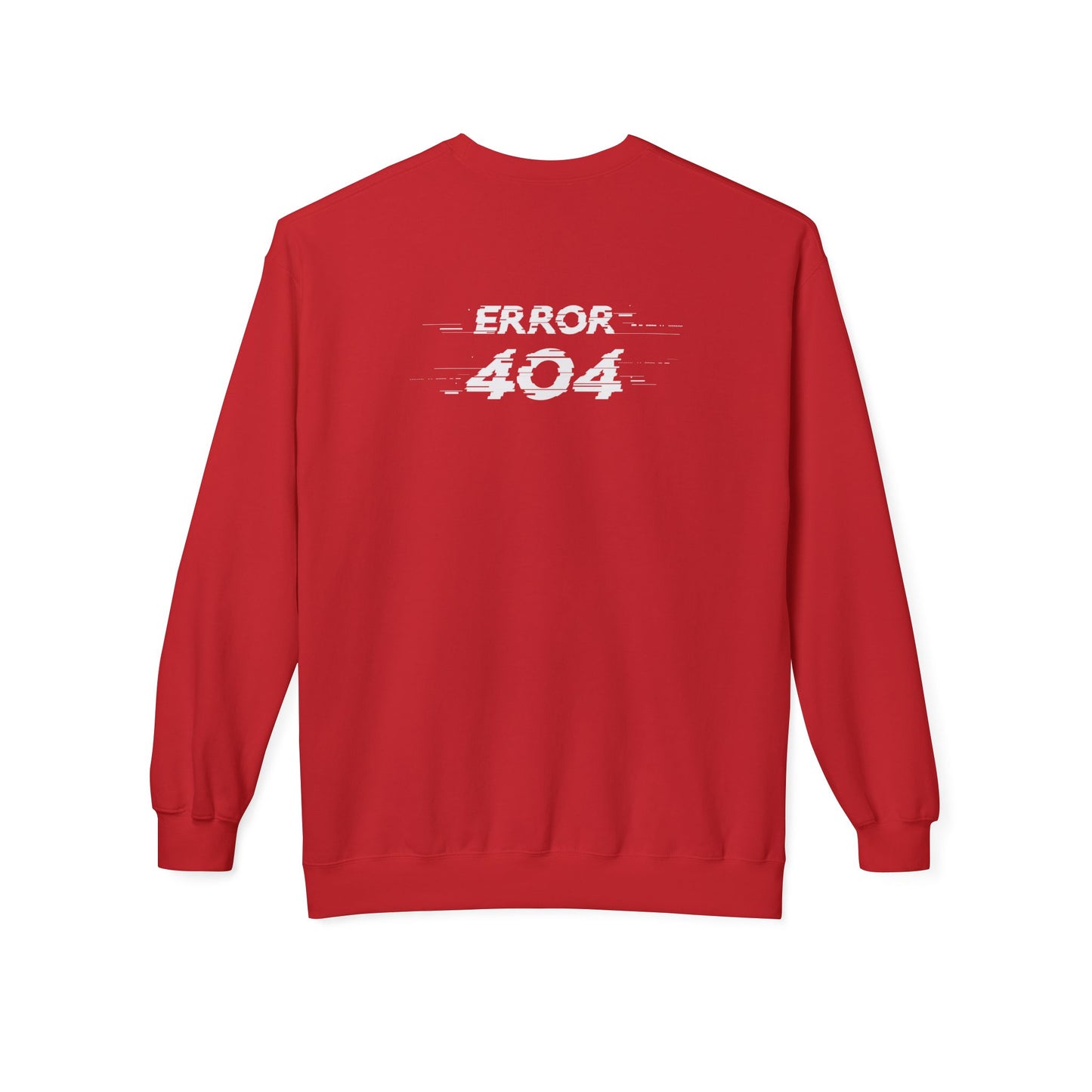 Error 404 Crewneck Sweatshirt, Funny Gift for Tech Lovers, Unisex Fleece Sweater, Casual Outfit, Geeky Humor Clothing