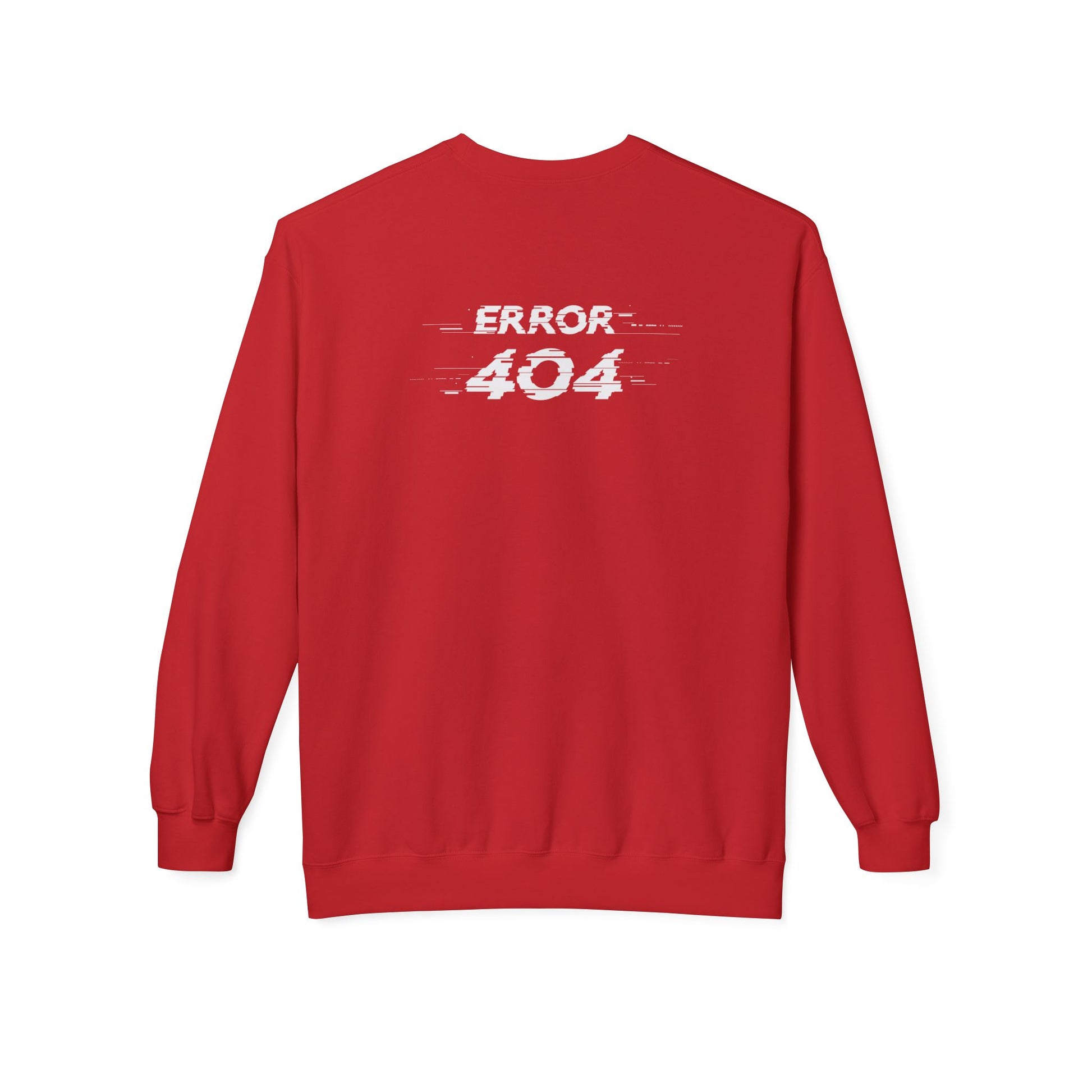 Error 404 Crewneck Sweatshirt, Funny Gift for Tech Lovers, Unisex Fleece Sweater, Casual Outfit, Geeky Humor Clothing