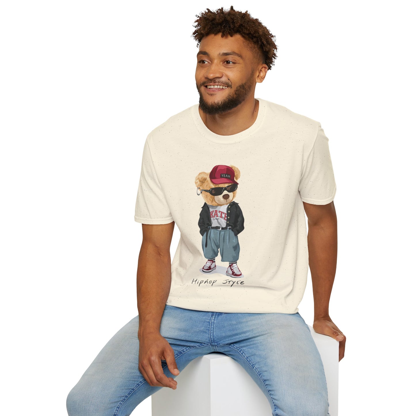 Hip Hop Bear T-Shirt | Cool Graphic Tee, Streetwear, Casual Wear, Gift for Teens, Hip Hop Style
