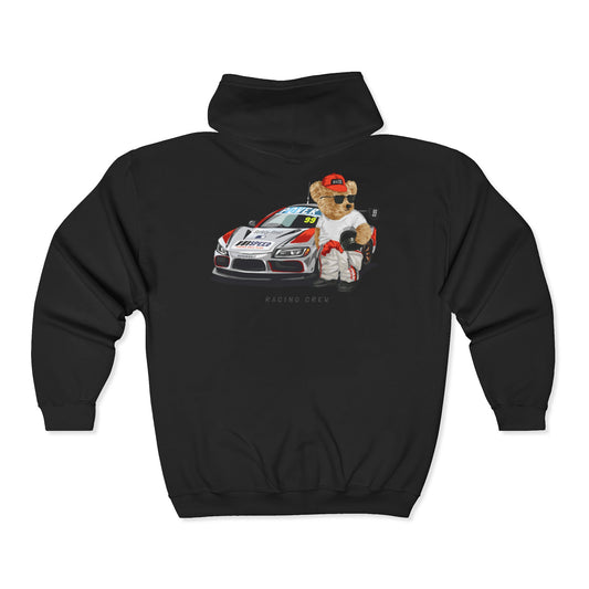 Unisex Heavy Blend Full Zip Hoodie, Cozy Layer, Gift for Him/Her, Casual Wear, Everyday Comfort, Ideal for Fall & Winter Black