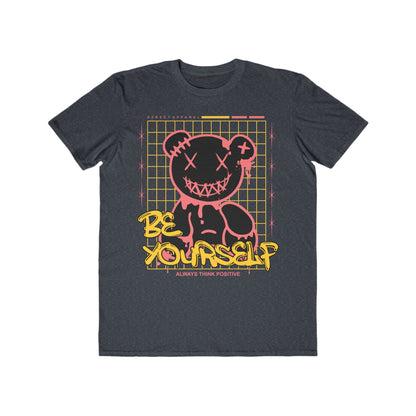 Urban Wear For Men - Be Yourself - Casual Streetwear, Positive Vibes, Gift for Him, Everyday Wear, Trendy Apparel Heather Navy