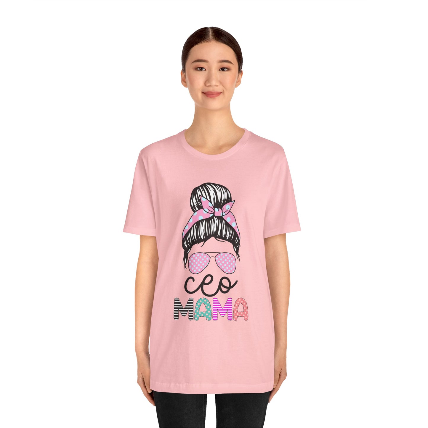 CEO Mama Graphic Tee, Unisex T-Shirt for Moms, Gift for New Mothers, Casual Summer Top, Fun Parenting Apparel, Mother's Day Gift