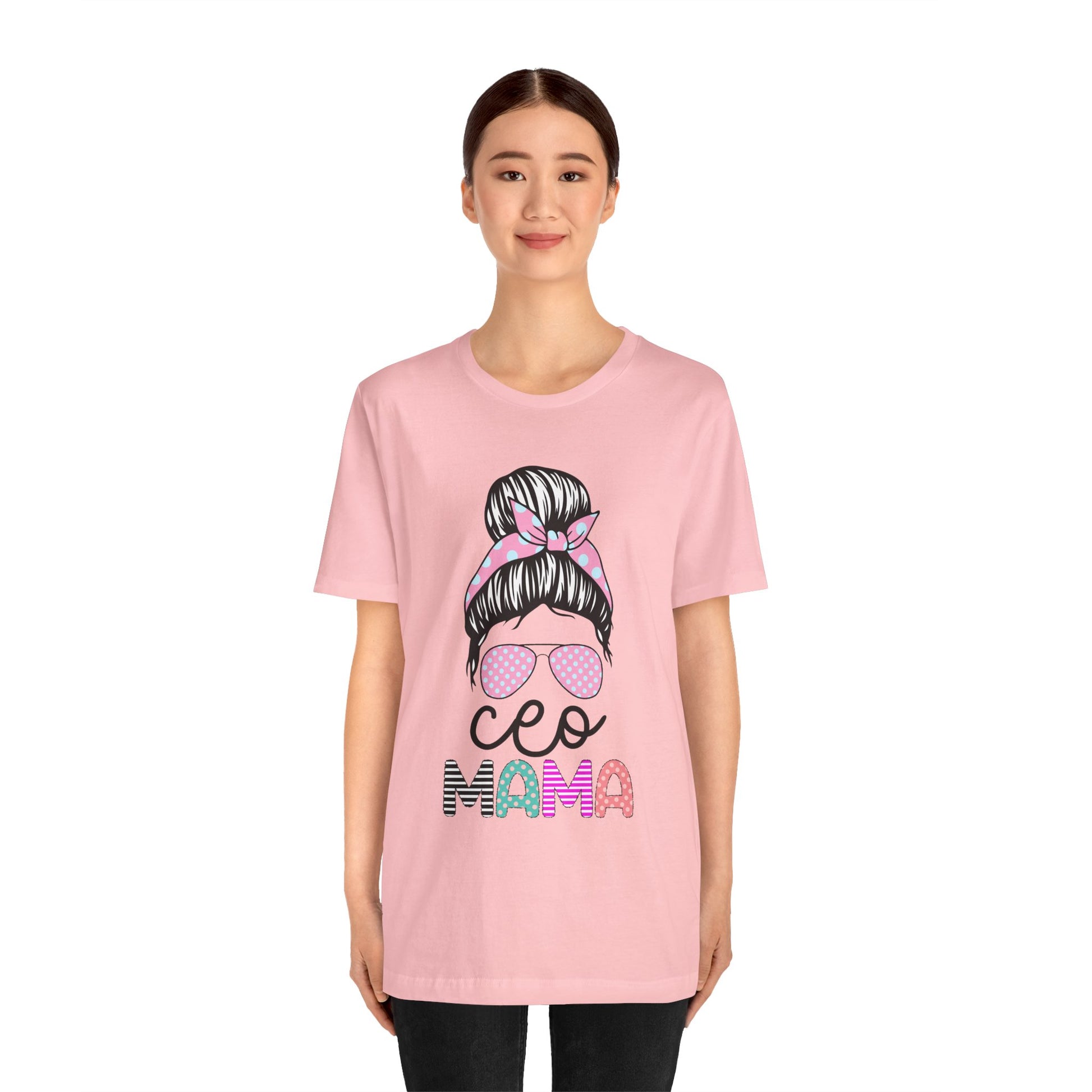 CEO Mama Graphic Tee, Unisex T-Shirt for Moms, Gift for New Mothers, Casual Summer Top, Fun Parenting Apparel, Mother's Day Gift