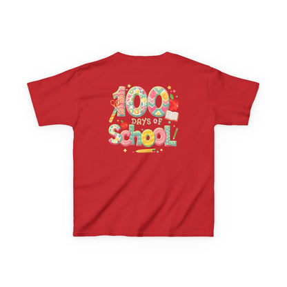 Kids School Celebration Tee - 100 Days of School, Class Shirt, Back to School Outfit, Fun Teacher Gift, Kids Education Apparel