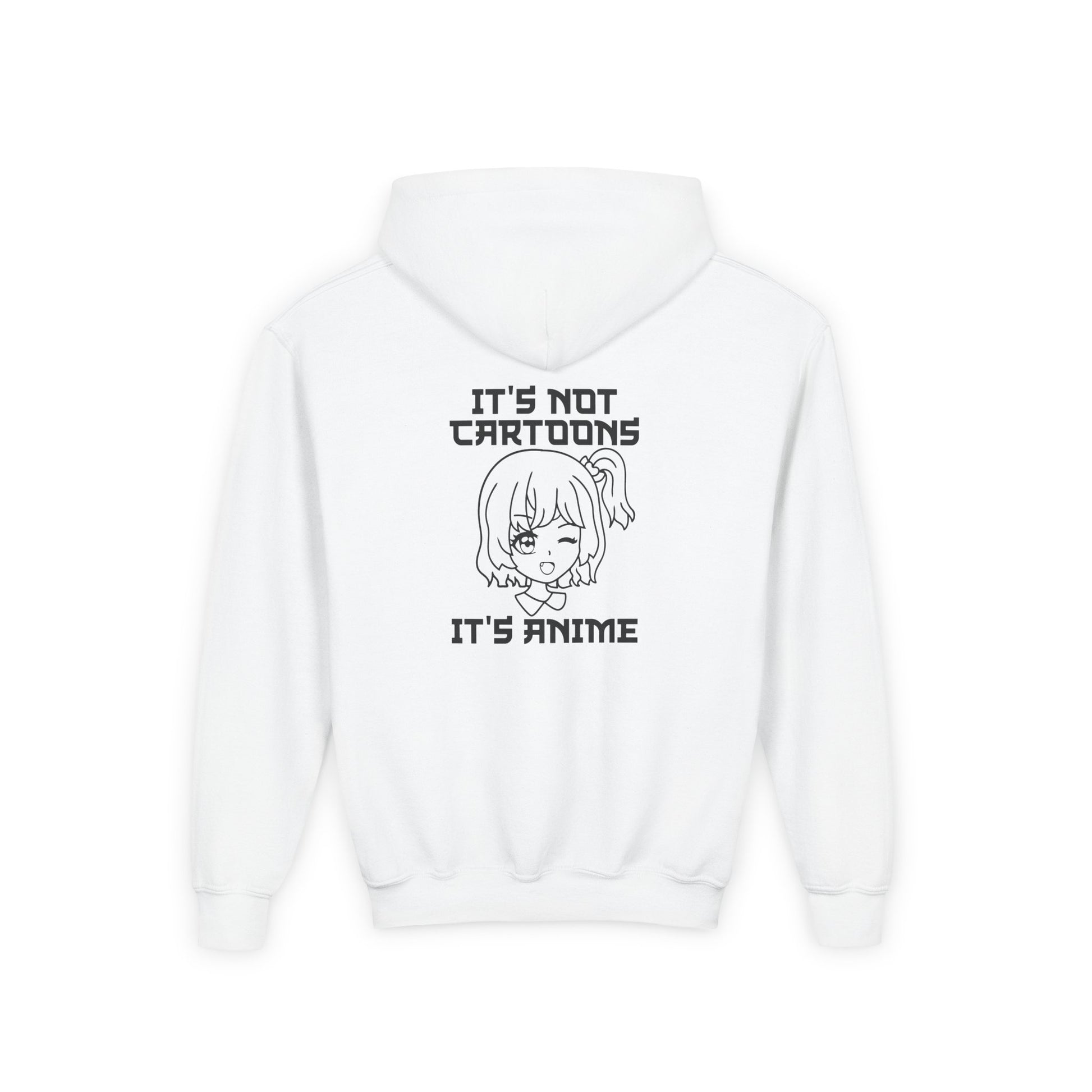 Anime Lover's Youth Hoodie - Anime Gift, Cartoon Humor, Youth Sweatshirt, Casual Wear, Gift for Fans