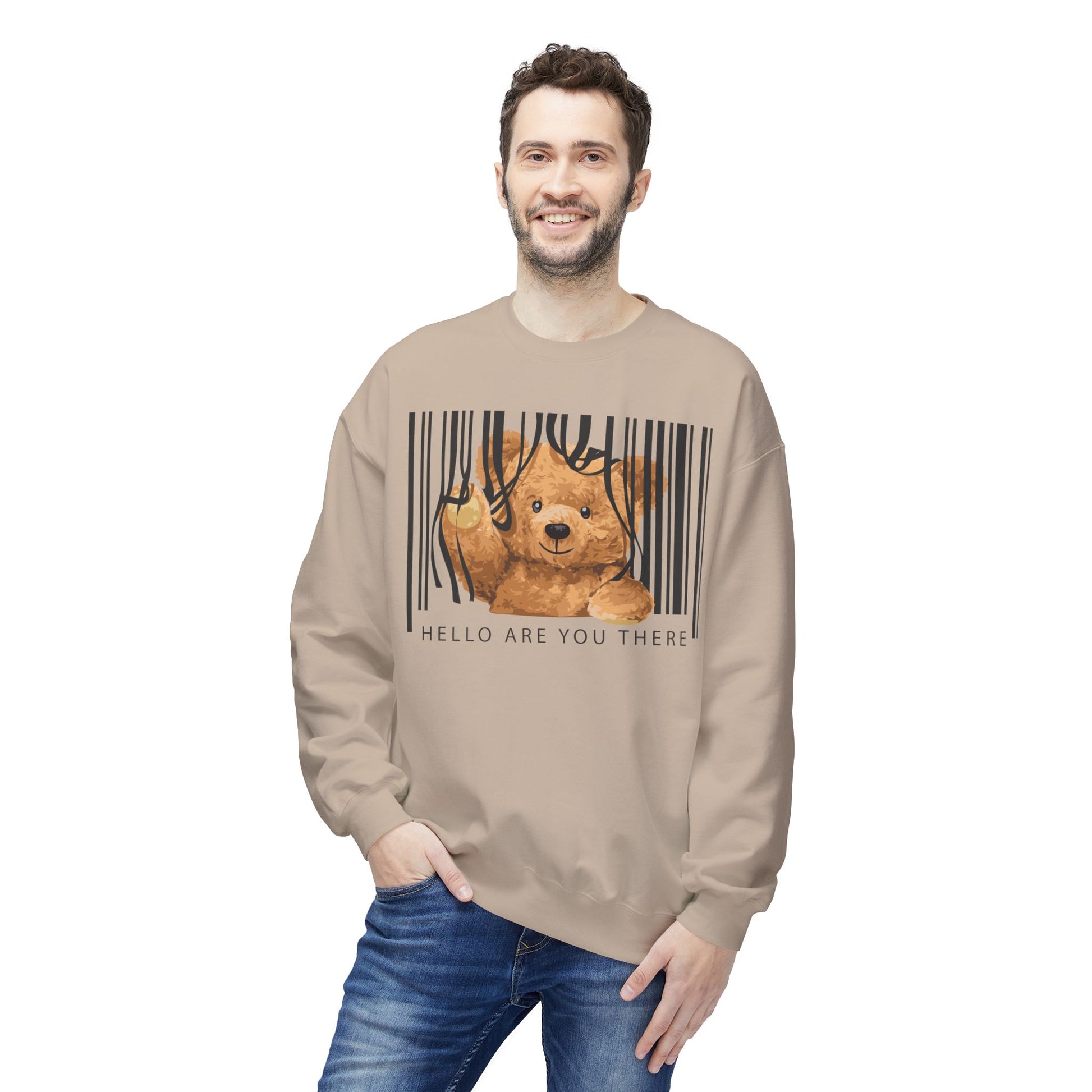 Cozy Graphic Sweatshirt with Cute Bear Design - Perfect for Gift Giving, Casual Wear, Spring Outfits, Birthday and Animals Lovers