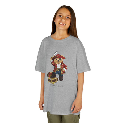 Pirate Dog Kids T-Shirt, Fun Birthday Gift, Summer Wear, Playtime Tee, Adventure Shirt, Kids Pirate Costume