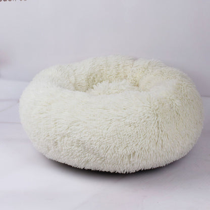 Plush pet nest White
