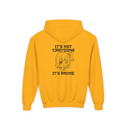 Anime Lover's Youth Hoodie - Anime Gift, Cartoon Humor, Youth Sweatshirt, Casual Wear, Gift for Fans