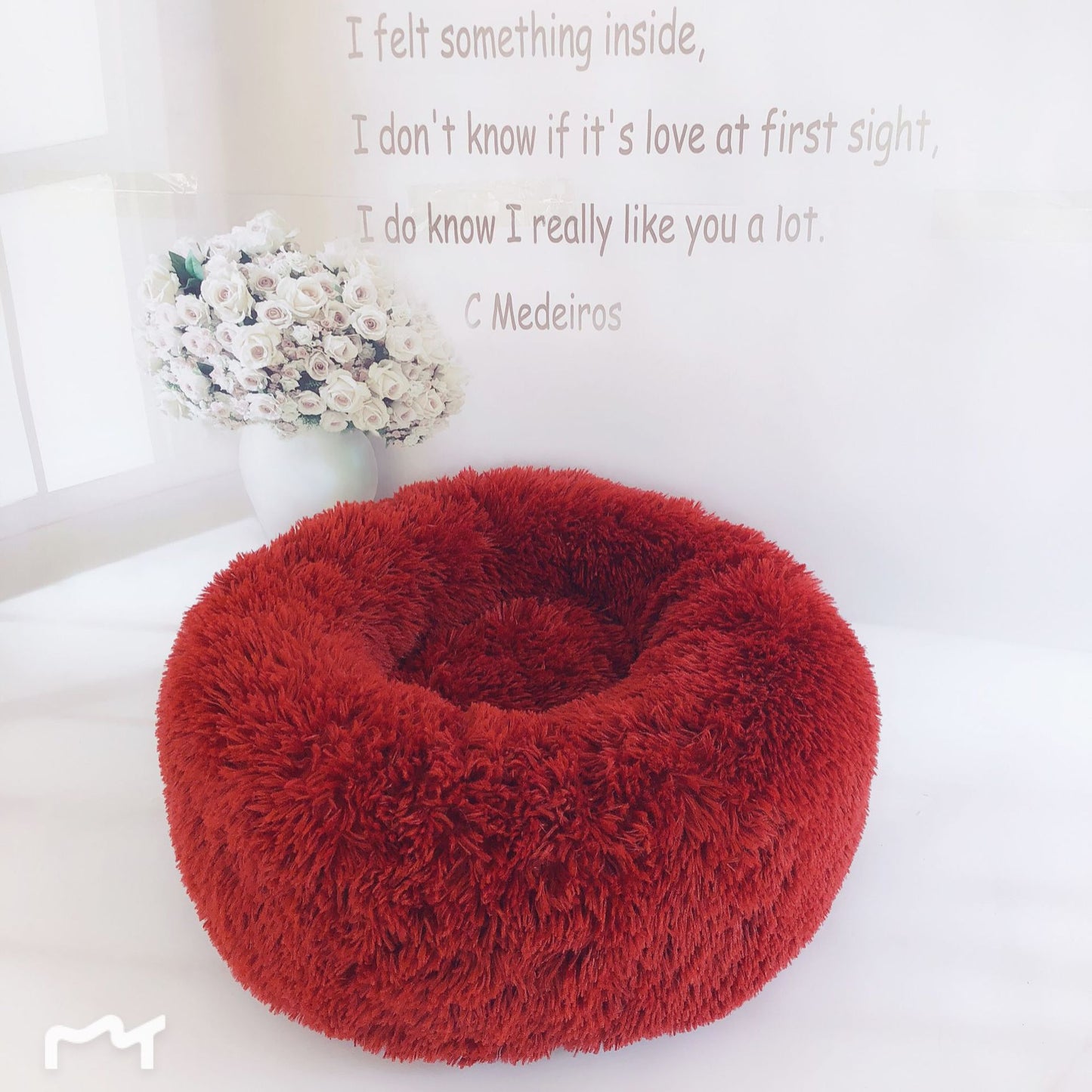 Plush pet nest Red