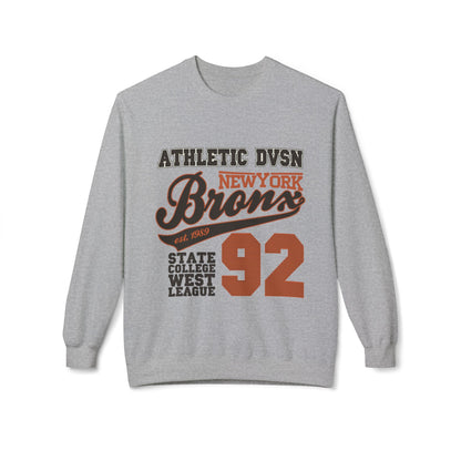 Vintage Athletic Crewneck Sweatshirt, Casual Pullover, Retro Style, Cozy Loungewear, Gift for Him/Her, Sports Fan Apparel Sport Grey