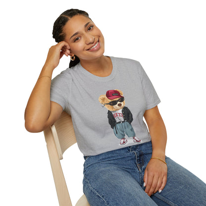 Hip Hop Bear T-Shirt | Cool Graphic Tee, Streetwear, Casual Wear, Gift for Teens, Hip Hop Style