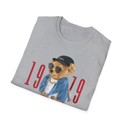 Vintage Bear Graphic Tee, Softstyle Unisex T-Shirt, Los Angeles 1979 Shirt, Cool Bear Apparel, Casual Streetwear Top, Gift for Him/Her
