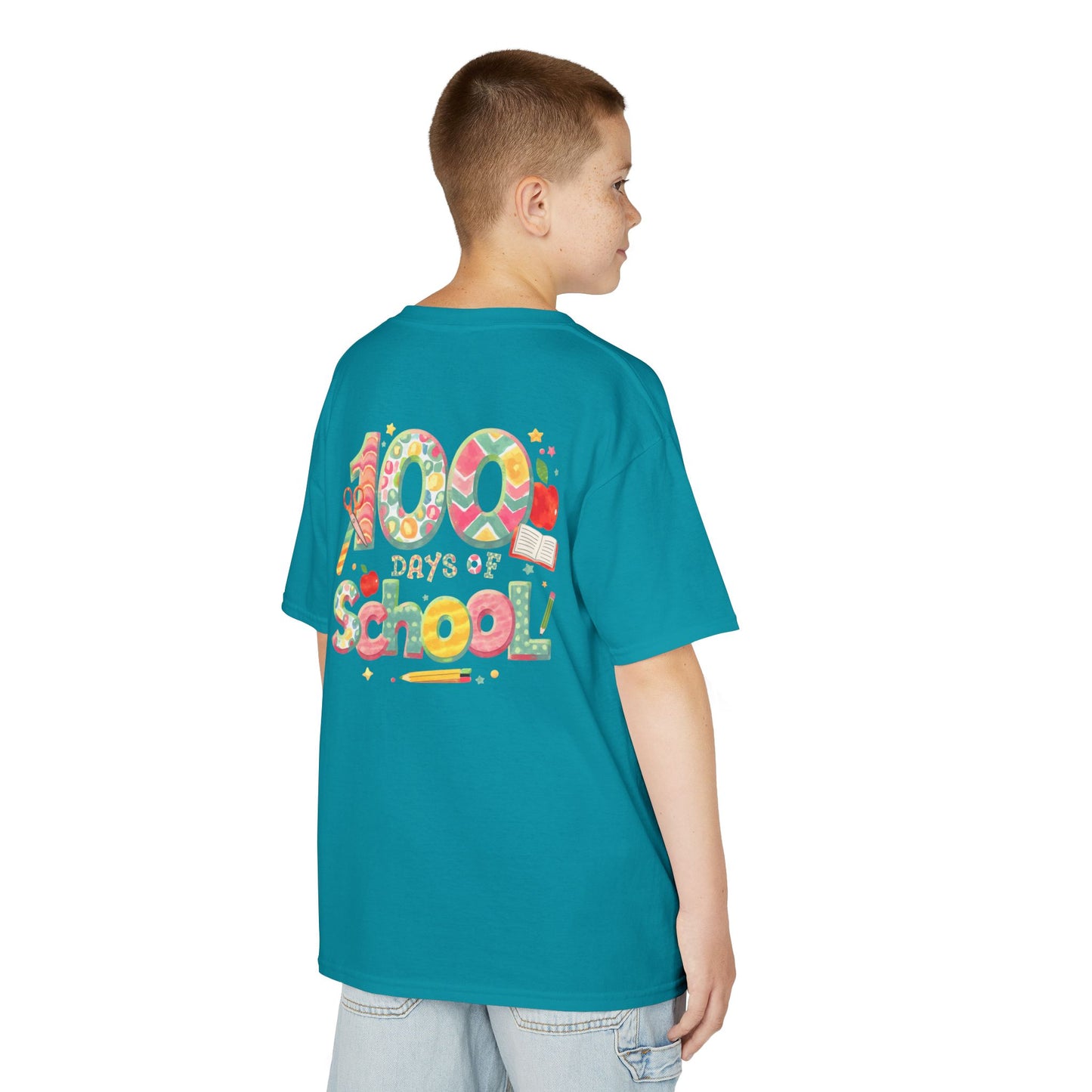 Kids School Celebration Tee - 100 Days of School, Class Shirt, Back to School Outfit, Fun Teacher Gift, Kids Education Apparel