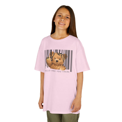 Kids Animal Graphic Tee, Cute Bear Shirt, Fun Kids Apparel, Perfect for Playdates, Birthday Gift, Animal Lover Gift Light Pink