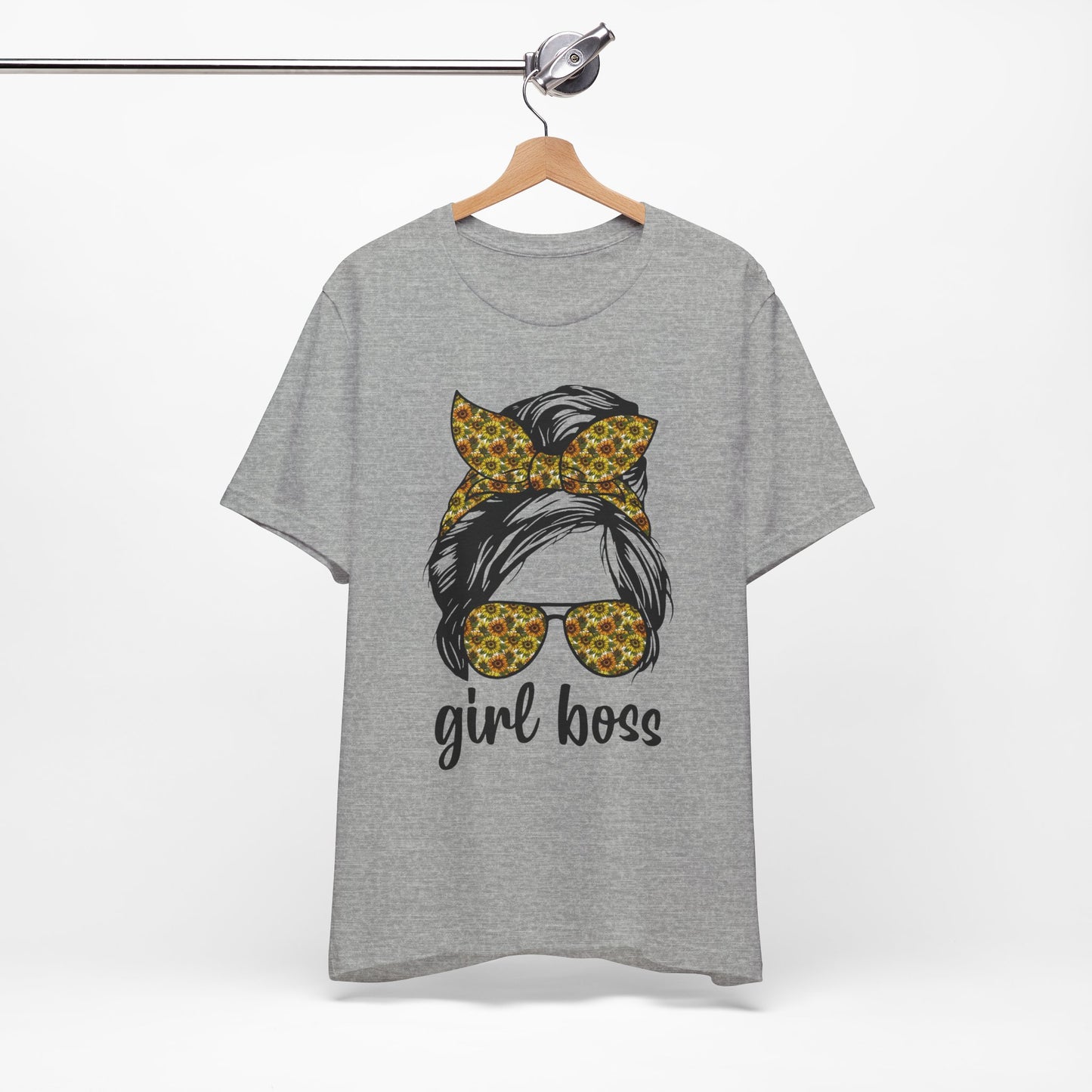 Stylish Girl Boss Tee: Empowerment Shirt for Women, Casual Outfit, Trendy Gift, Birthday Apparel, Motivational Fashion