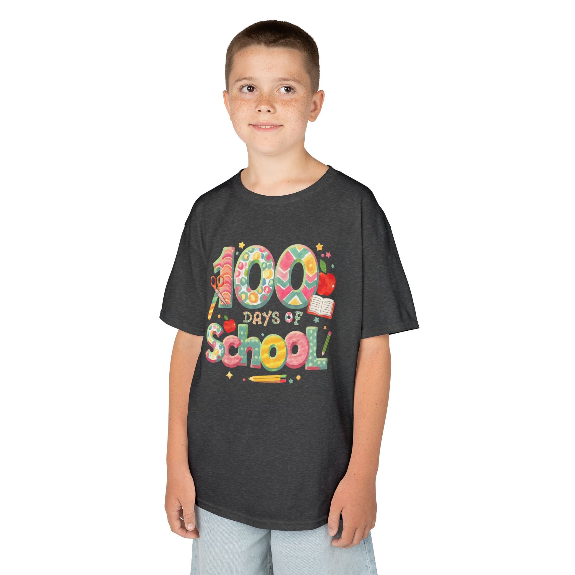 Kids School Celebration Tee - 100 Days of School, Class Shirt, Back to School Outfit, Fun Teacher Gift, Kids Education Apparel