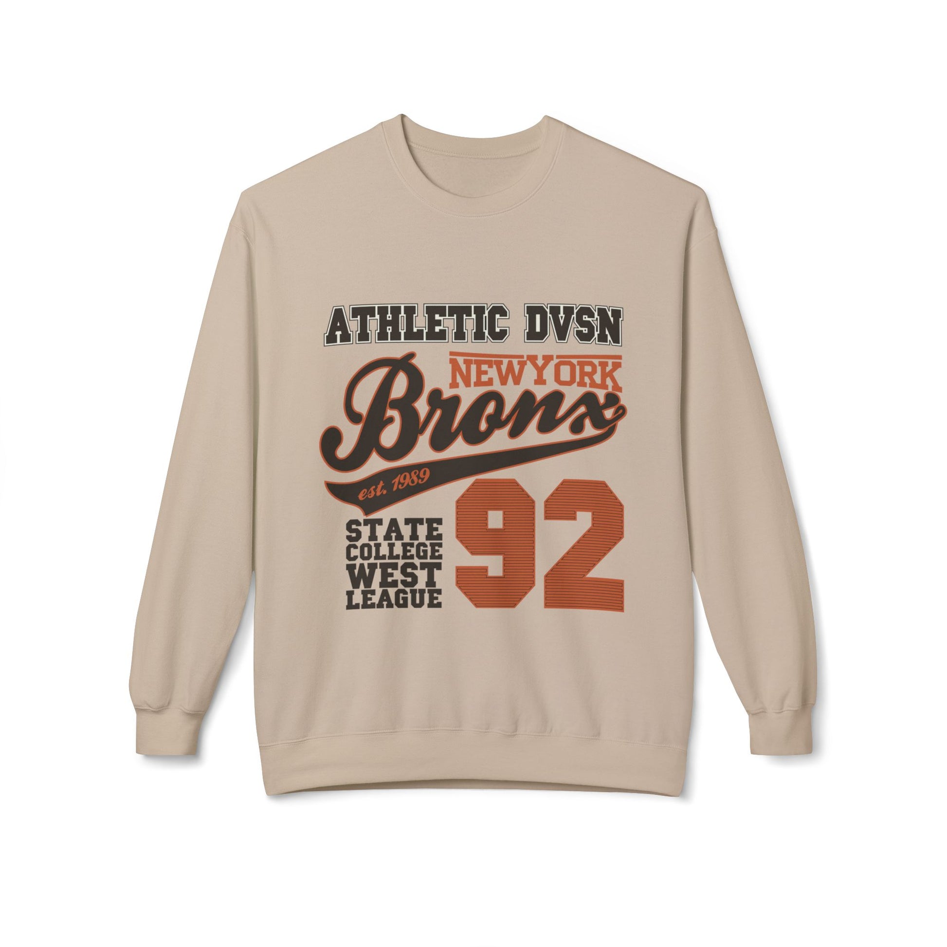 Vintage Athletic Crewneck Sweatshirt, Casual Pullover, Retro Style, Cozy Loungewear, Gift for Him/Her, Sports Fan Apparel