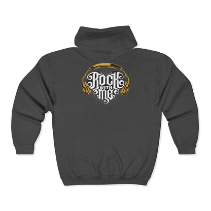 Rock with Me Hoodie, Unisex Heavy Blend Sweatshirt, Music Lover Gift, Concert Outfit, Festival Apparel, Casual Loungewear