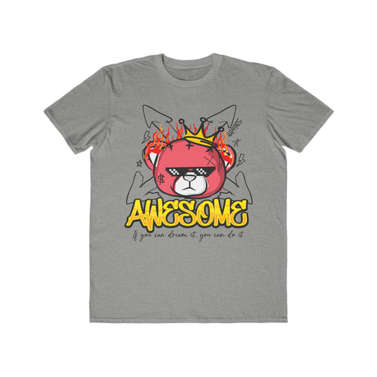 Awesome Graphic Tee for Men, Urban Wear For Men, Fun T-Shirt, Birthday Gift, Streetwear Style, Lightweight Comfortable Wear Heather Grey