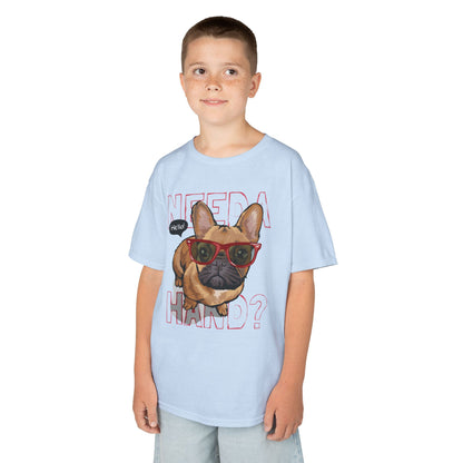 Cute Frenchie Kids Tee, Funny Dog Shirt, Pet Lovers Gift, Kids Graphic T-Shirt, Birthday Present for Children