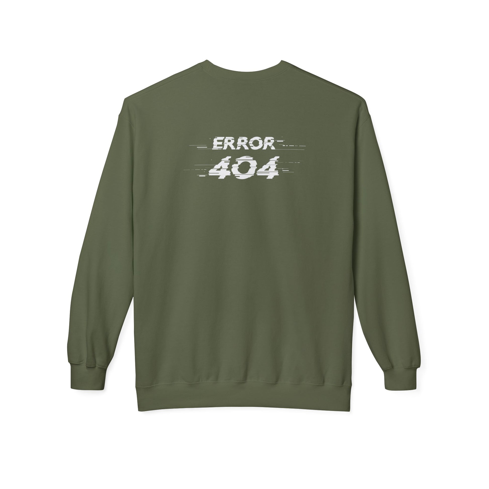 Error 404 Crewneck Sweatshirt, Funny Gift for Tech Lovers, Unisex Fleece Sweater, Casual Outfit, Geeky Humor Clothing