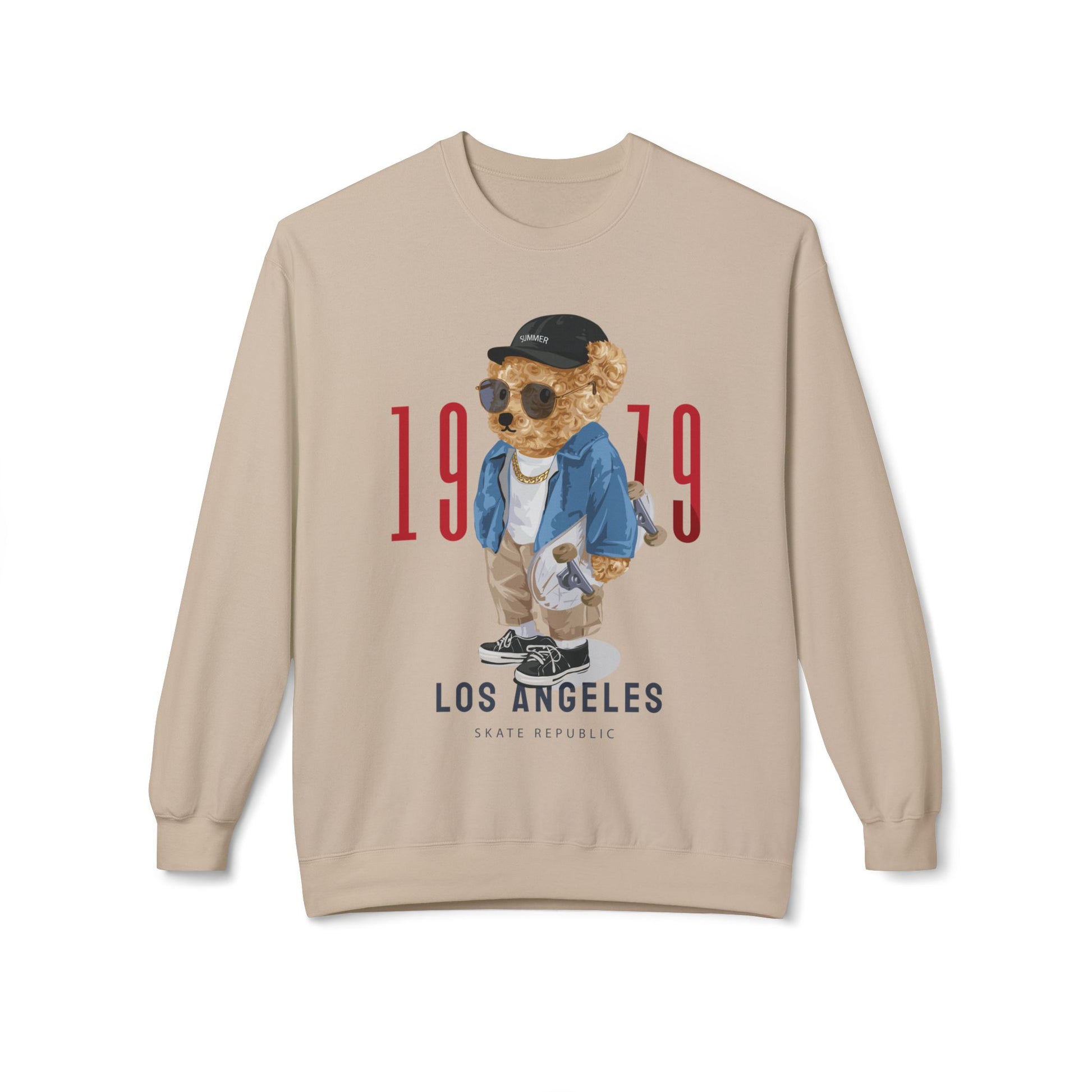 Vintage Los Angeles Bear Sweatshirt, Cozy Crewneck, Unisex Fleece Top, 1979 Style, Perfect for Casual Outfits, Gift for Bears Lovers