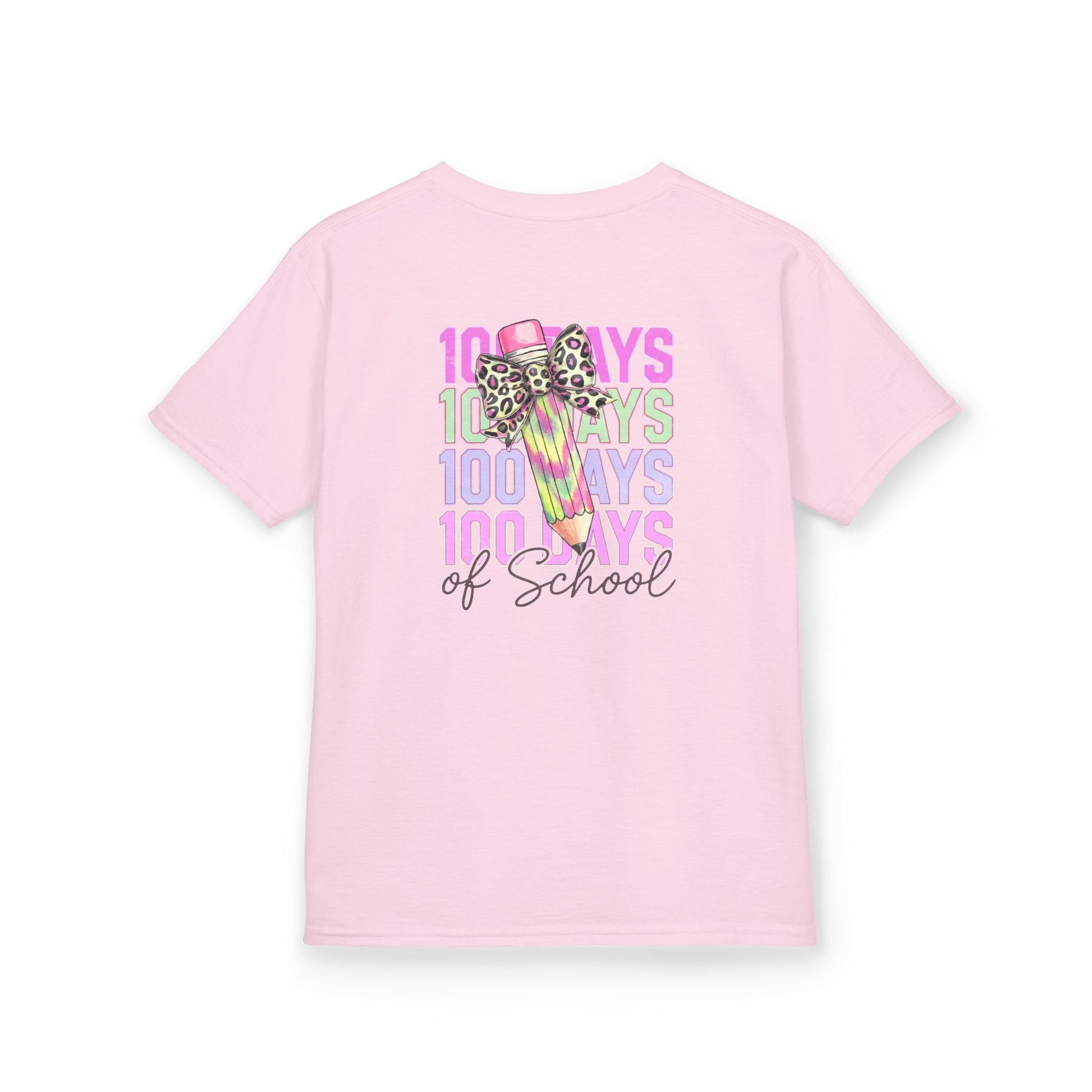 Kids 100 Days of School Tee, Fun Kids' T-Shirt, Celebration Shirt for Back to School, Kindergarten Milestone Gift, Cute Animal Print Design