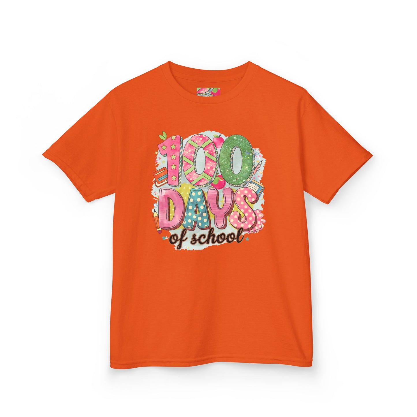 Kids 100 Days of School Tee, Fun t-shirt for kids, Milestone celebration shirt, Perfect for school events, Unique kids' apparel