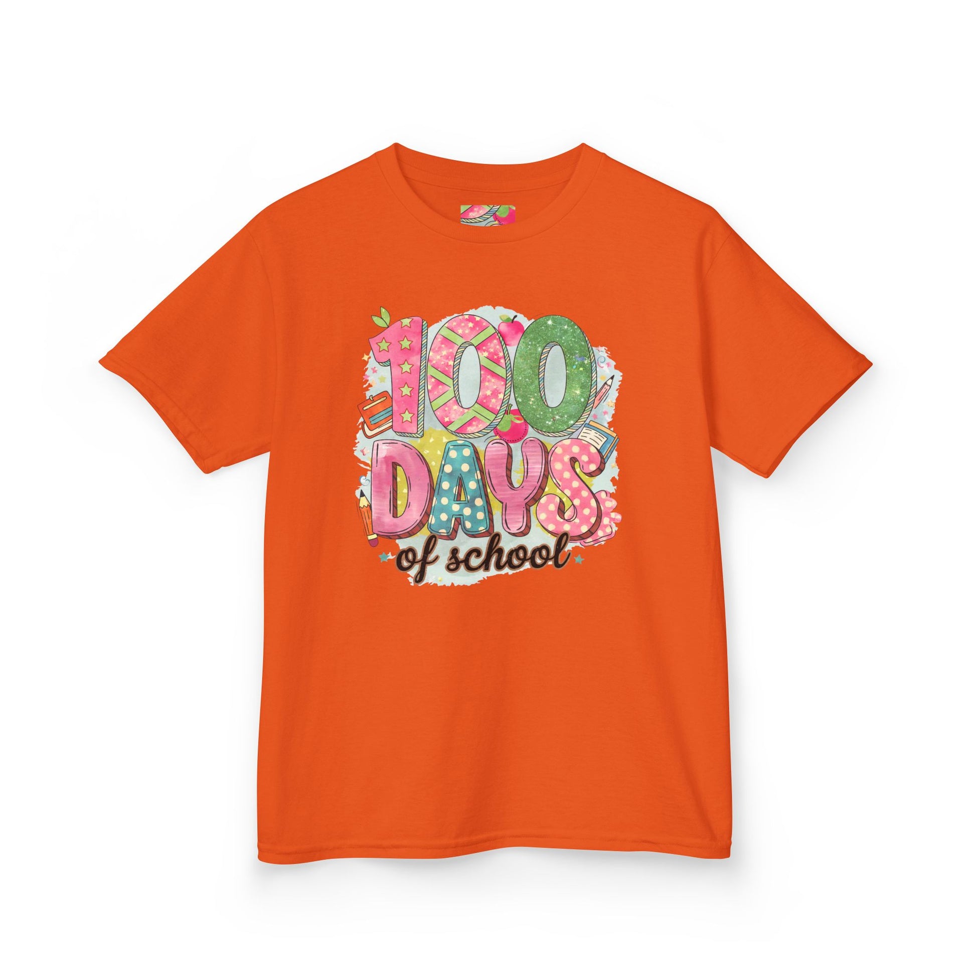 Kids 100 Days of School Tee, Fun t-shirt for kids, Milestone celebration shirt, Perfect for school events, Unique kids' apparel