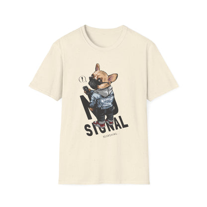 Cool Dog Graphic T-Shirt, Fun Pet Lover Tee, Casual Style for Any Occasion, Unique Gift for Dog Owners, Animal Lover Apparel Natural