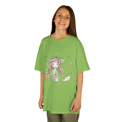 Whimsical Kids T-Shirt Featuring Cute Character, Fun Gift for Birthdays, Playdates, Holiday Wear, Everyday Adventure