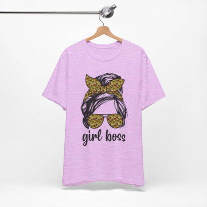 Stylish Girl Boss Tee: Empowerment Shirt for Women, Casual Outfit, Trendy Gift, Birthday Apparel, Motivational Fashion