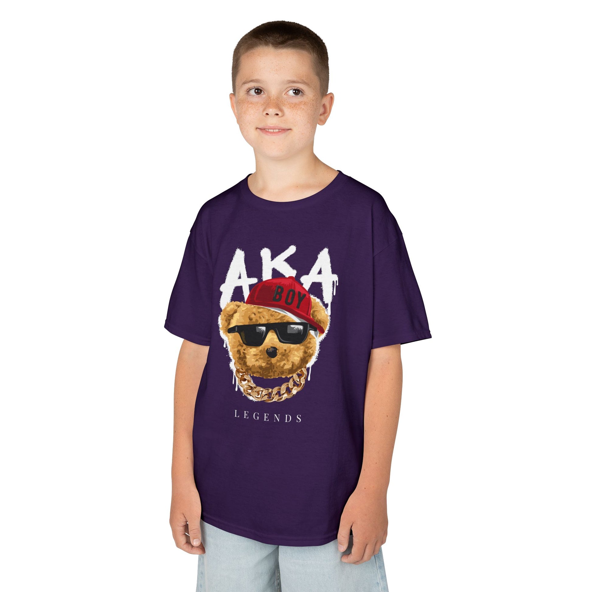 Fun Trendy Kids Tee, Cool Kid Shirt, Bear Graphic Tee, Gift for Boys, Casual Everyday Wear