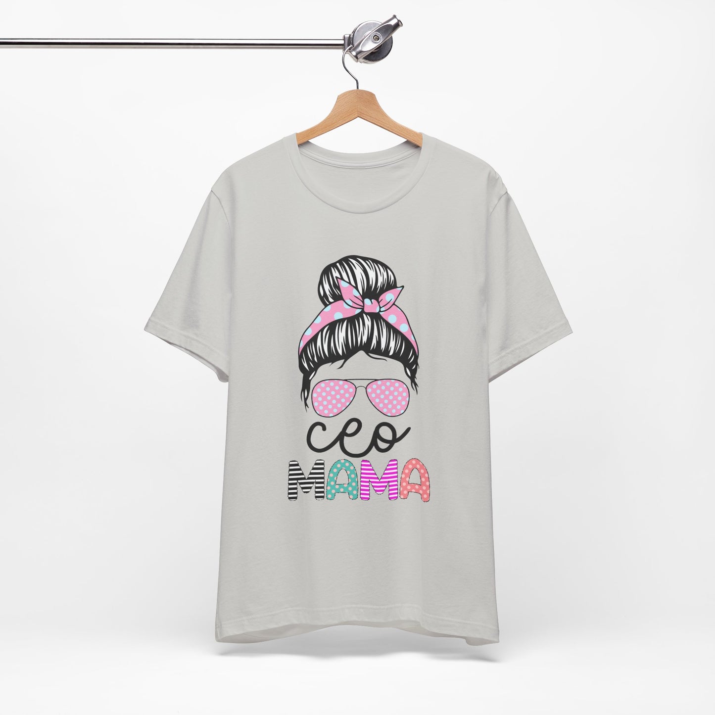CEO Mama Graphic Tee, Unisex T-Shirt for Moms, Gift for New Mothers, Casual Summer Top, Fun Parenting Apparel, Mother's Day Gift