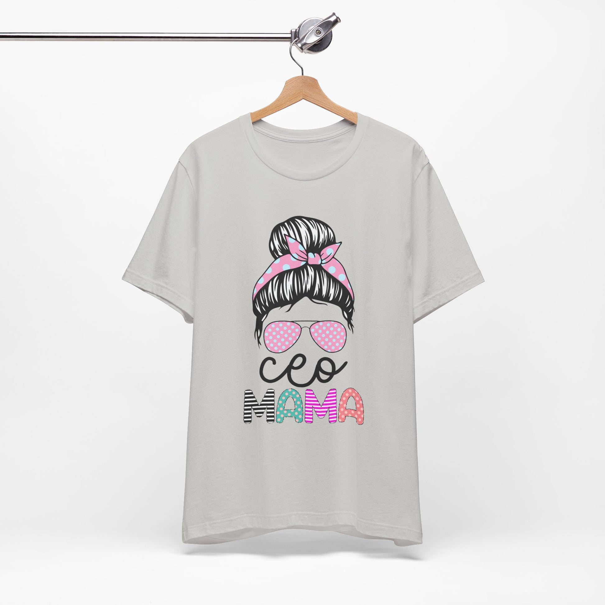 CEO Mama Graphic Tee, Unisex T-Shirt for Moms, Gift for New Mothers, Casual Summer Top, Fun Parenting Apparel, Mother's Day Gift