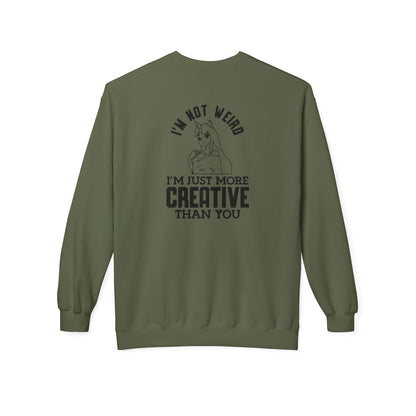 Creative & Unique Sweatshirt for Artists, Perfect Gift for Creatives, Quirky Quote Crewneck
