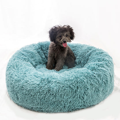 Plush pet nest Dark green