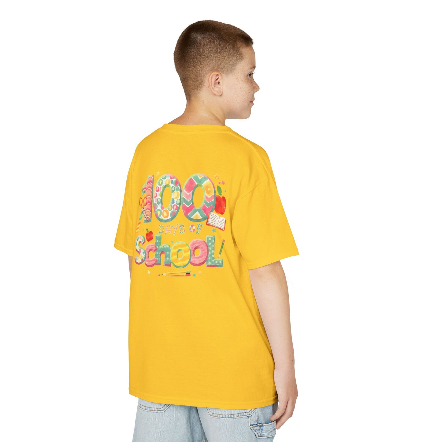 Kids School Celebration Tee - 100 Days of School, Class Shirt, Back to School Outfit, Fun Teacher Gift, Kids Education Apparel