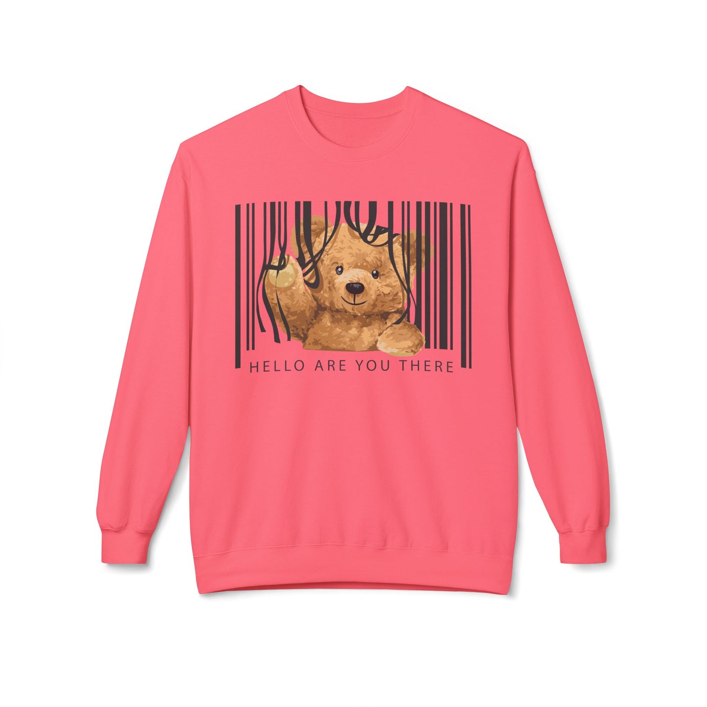 Cozy Graphic Sweatshirt with Cute Bear Design - Perfect for Gift Giving, Casual Wear, Spring Outfits, Birthday and Animals Lovers Pink Lemonade