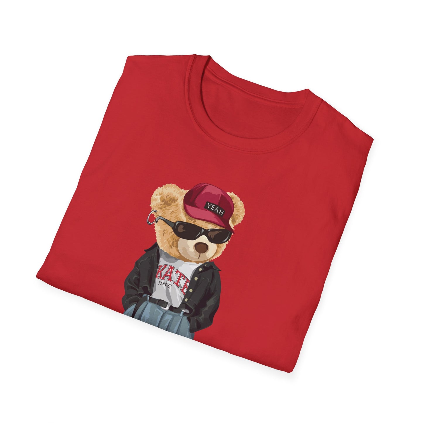 Hip Hop Bear T-Shirt | Cool Graphic Tee, Streetwear, Casual Wear, Gift for Teens, Hip Hop Style