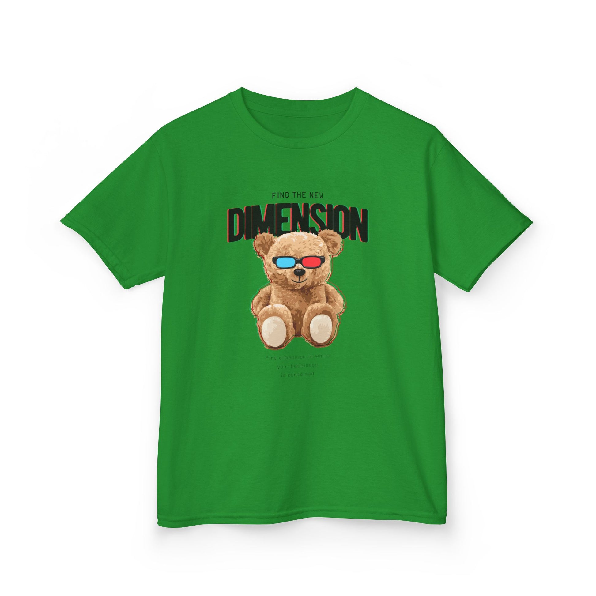 Kids Teddy Bear Graphic Tee, Fun Kids T-Shirt, Cute Gift for Children, Birthday Tee, Playful Shirt for Little Ones Irish Green